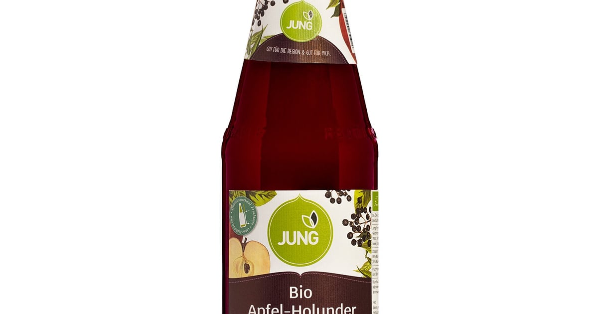 Bio Apfel-Holundersaft naturtrüb - Direktsäfte und Nektare - Online ...