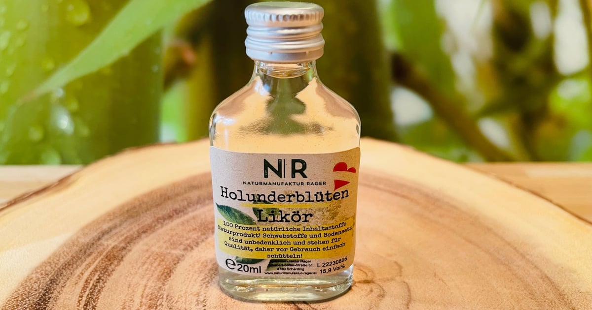 Holunderblüten-Likör 20 ml - Liköre - Shop | Naturmanufaktur Rager Holunderblüten-Likör 20 ml - Liköre - Shop | Naturmanufaktur Rager