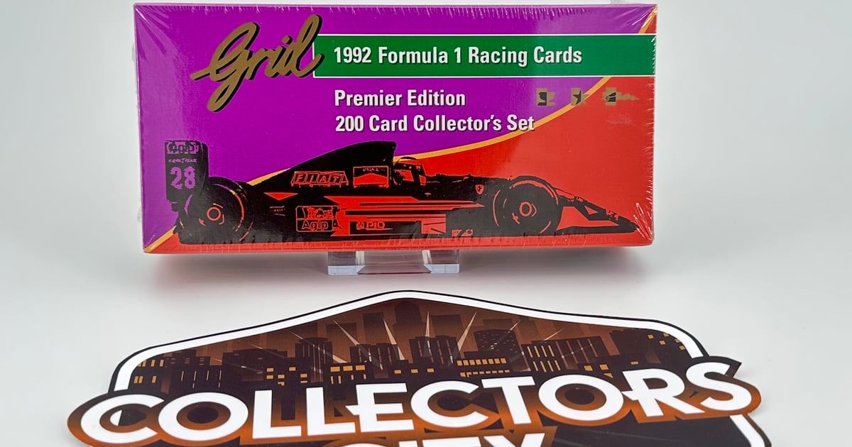 EDITOP 1992 GRID FORMULA 1 RACING PREMIER EDITION BOX - VINTAGE