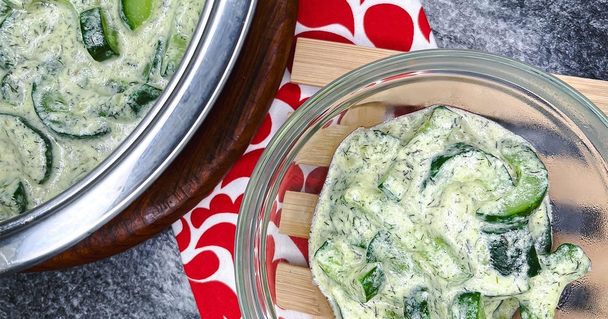 Geschmorte Gurken - Veggie | Cooks-Report.de