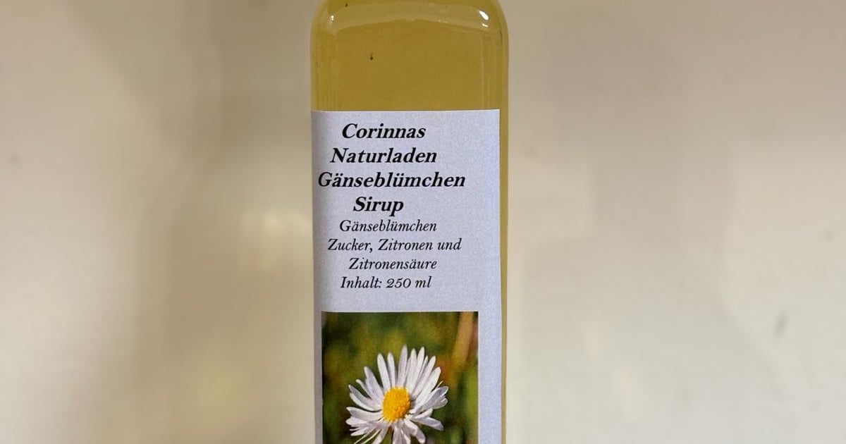 Gänseblümchen Sirup - Sirups - Shop | Corinnas Naturladen Gänseblümchen Sirup - Sirups - Shop | Corinnas Naturladen