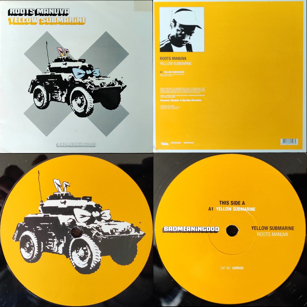 ROOTS MANUVA YELLOW SUBMARINE レコード　バンクシー ROOTS MANUVA YELLOW SUBMARINE レコード バンクシー