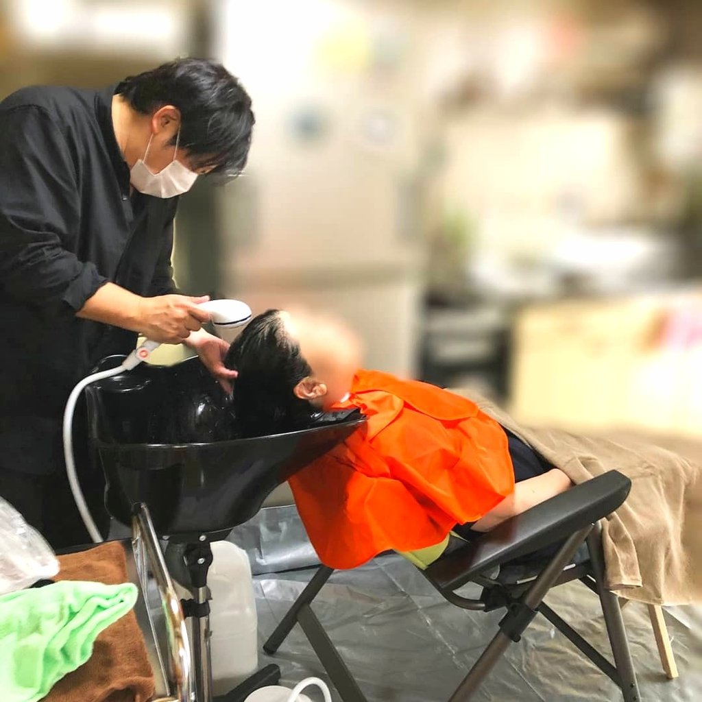 佐賀と福岡の出張・訪問美容かすみ草 | 美容師と看護師が2人で