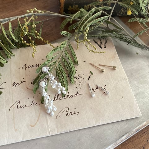 植物モチーフの金属アクセサリー】 | YUKIKO MATSUI 植物金工