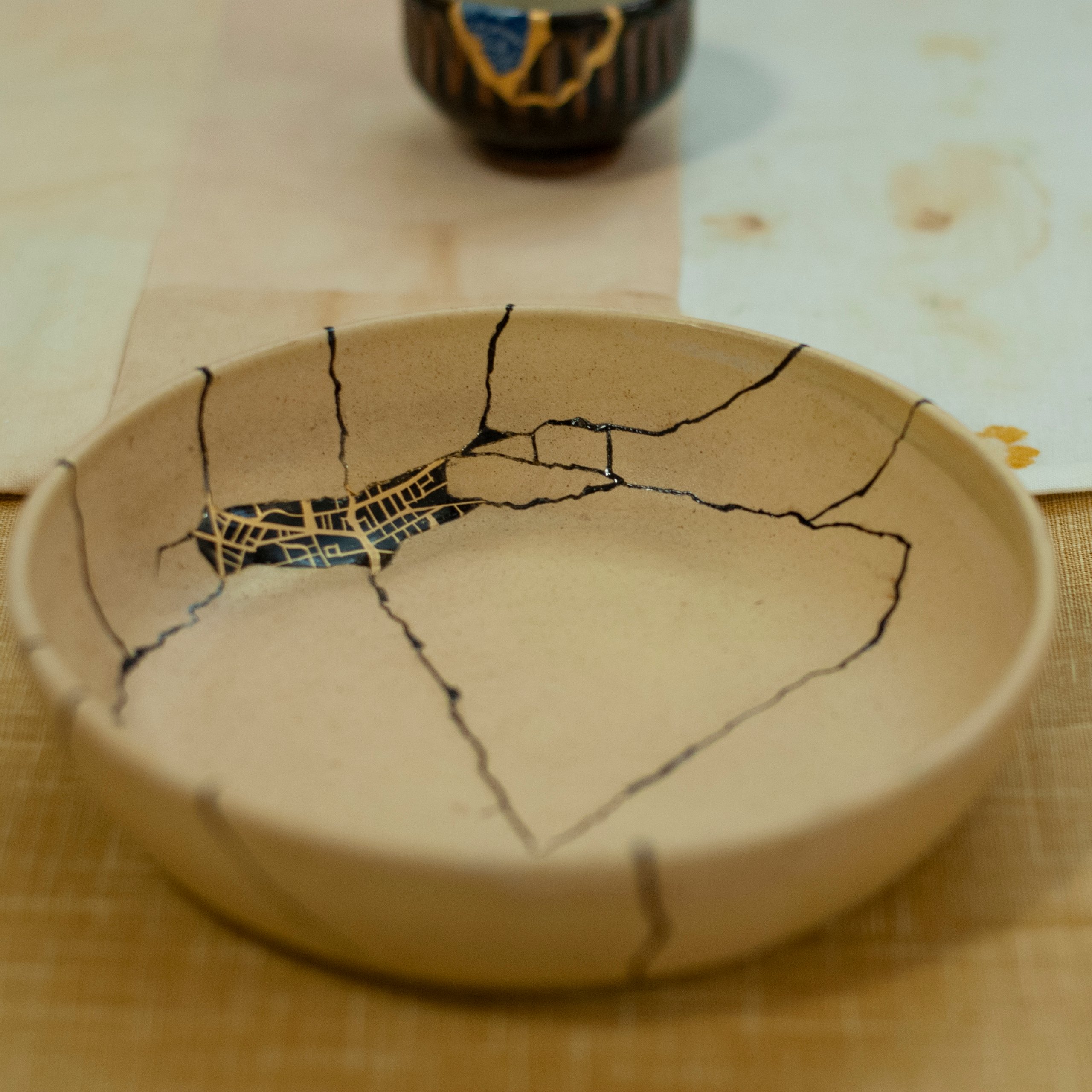 nagisa tokyo kintsugi bangleバングル 金継ぎ 真鍮 nagisa tokyo kintsugi bangleバングル 金継ぎ 真鍮 - メルカリ