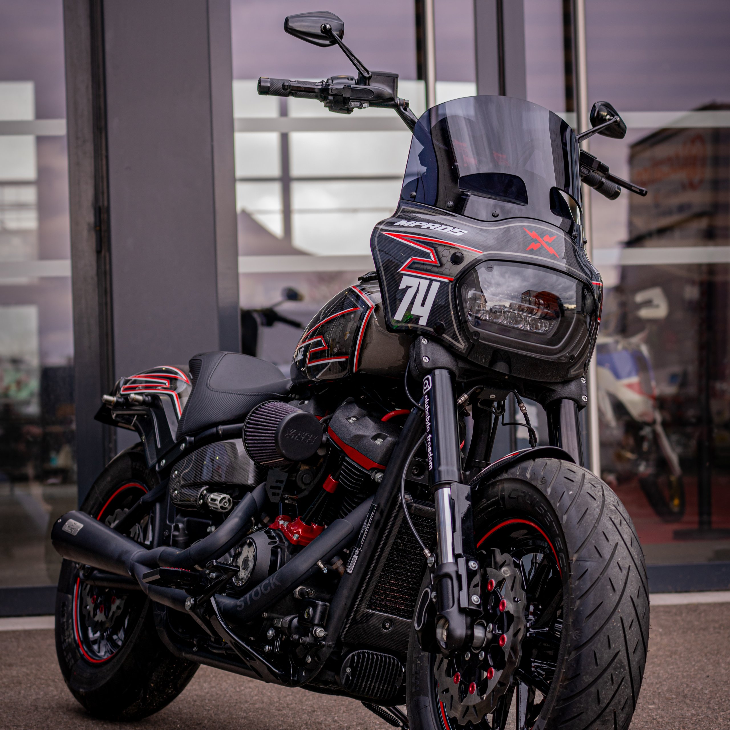 MEMPHIS SHADES ROAD WARRIOR® FAIRING FOR 2018 - 2024 SOFTAIL MEMPHIS SHADES ROAD WARRIOR® FAIRING FOR 2018 - 2024 SOFTAIL