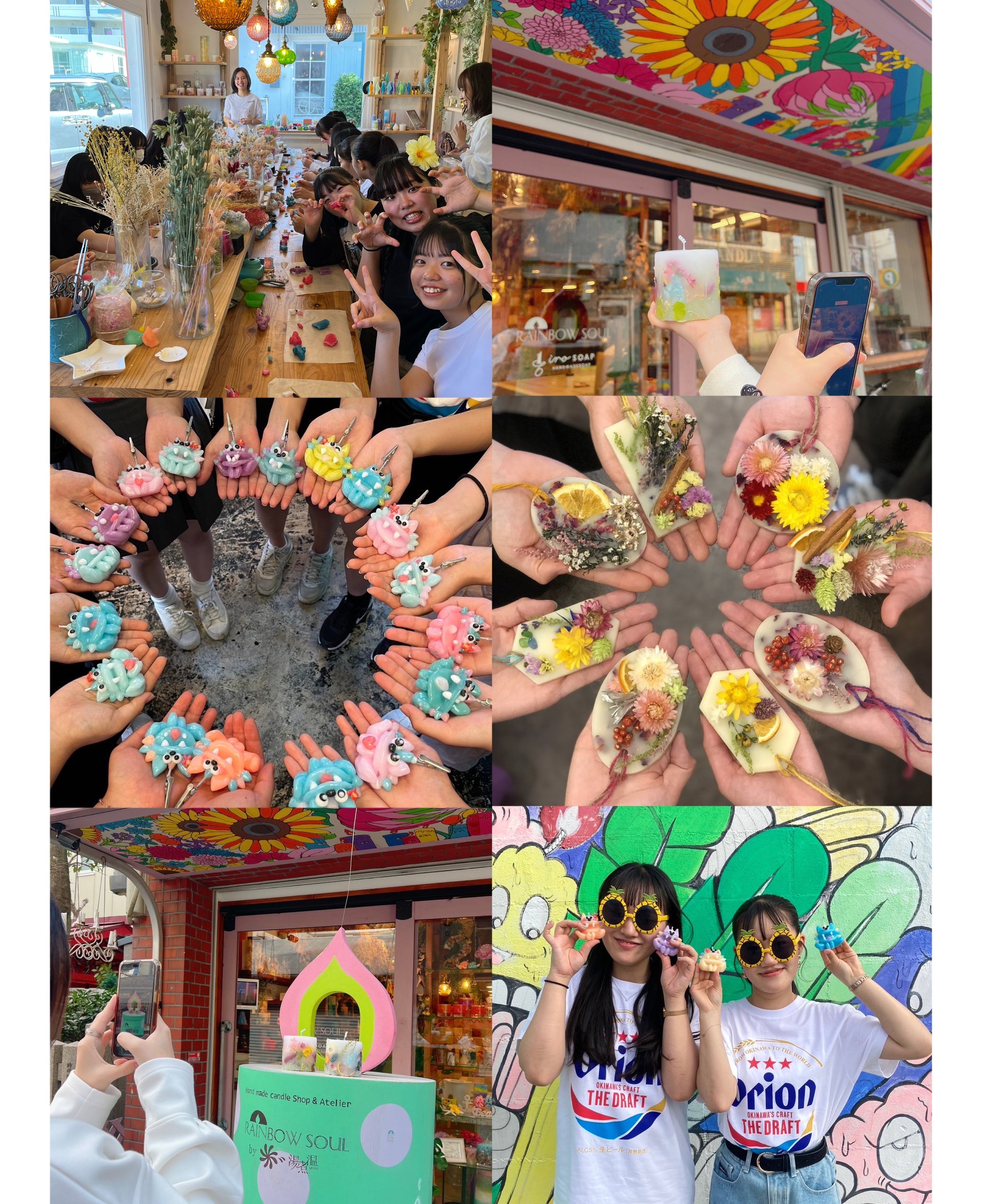 RAiNBOW SOUL | キャンドル作り体験、シーサーキャンドル®︎作り