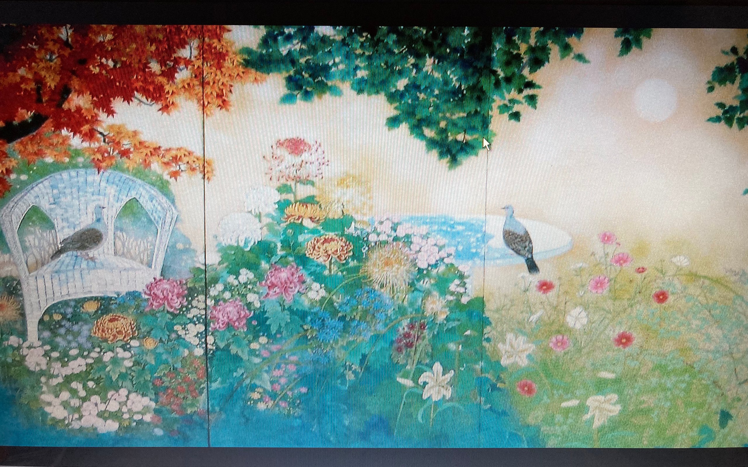 絵画　油彩画　少女　坂本ハクト　「野の花」 日野 皖 『薔薇』 油絵・油彩画 F10(10号) 【絵画/洋画/花/送料