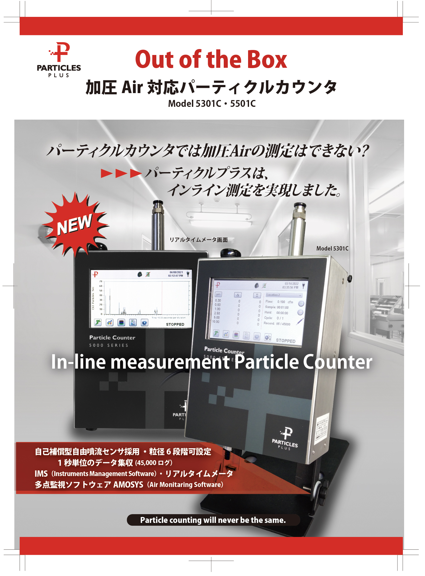 パーティクルプラス パーティクルカウンター PARTICLES PLUS 本体 1台 8503 微粒子の計測パーティクルカウンター | パーティクルプラス